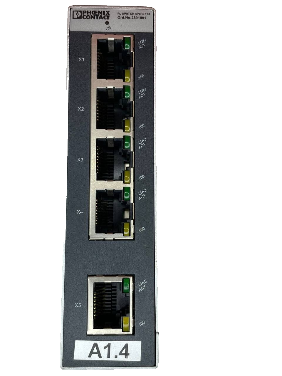 Phoenix Contact FL SWITCH SFNB 5TX (2891001) – Unmanaged Industrial Ethernet Switch, 5x RJ45 - Bild 2