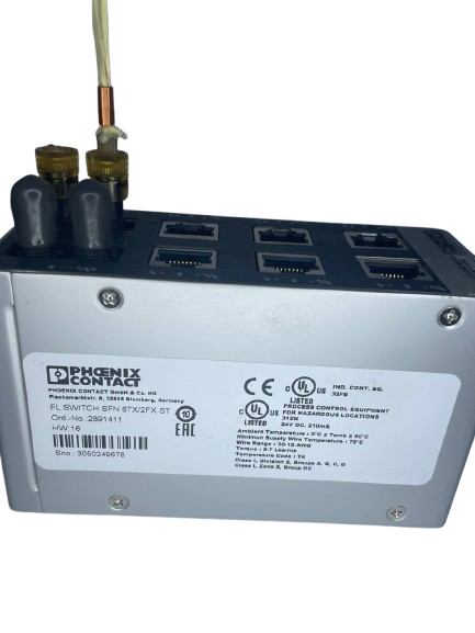 Phoenix Contact FL SWITCH SFN 6TX/2FX – Unmanaged Industrial Ethernet Switch, 6x RJ45, 2x LWL - Bild 3