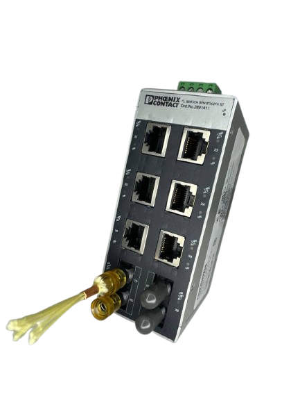 Phoenix Contact FL SWITCH SFN 6TX/2FX – Unmanaged Industrial Ethernet Switch, 6x RJ45, 2x LWL