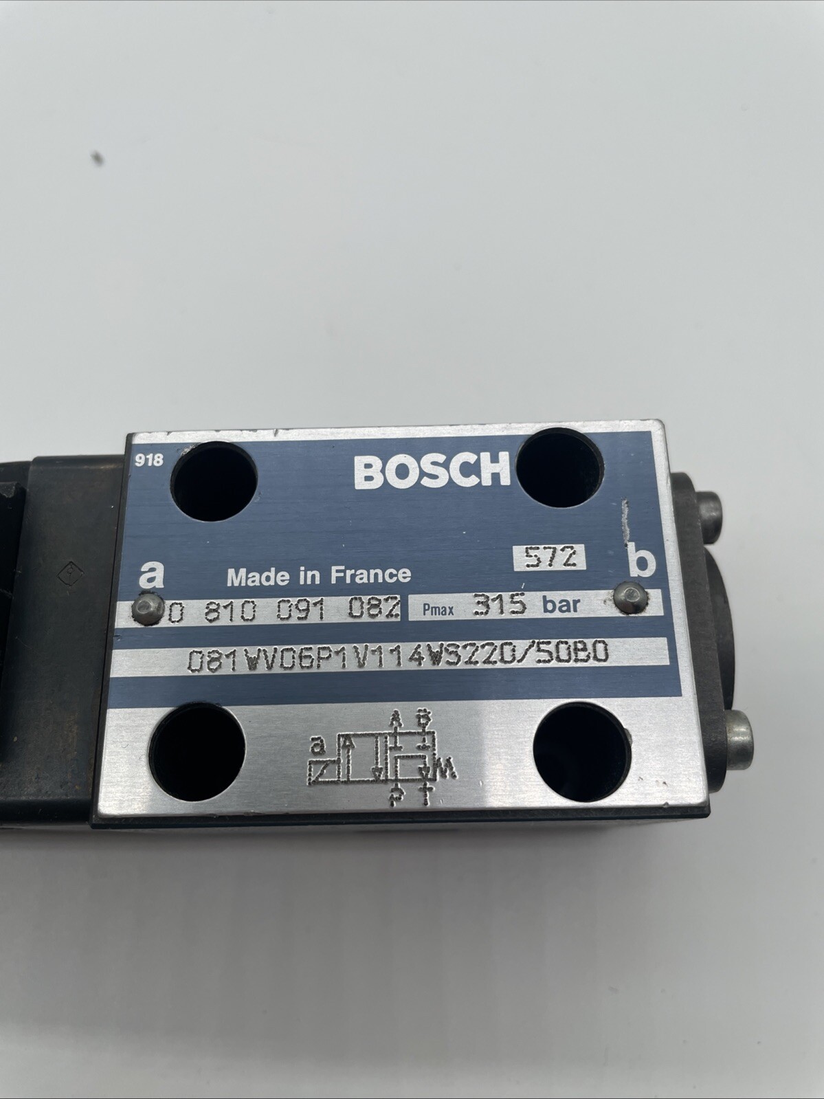BOSCH Rexroth 081WV06P1V114WS220/50B0 Wegeventil (0 810 091 082) - Bild 3