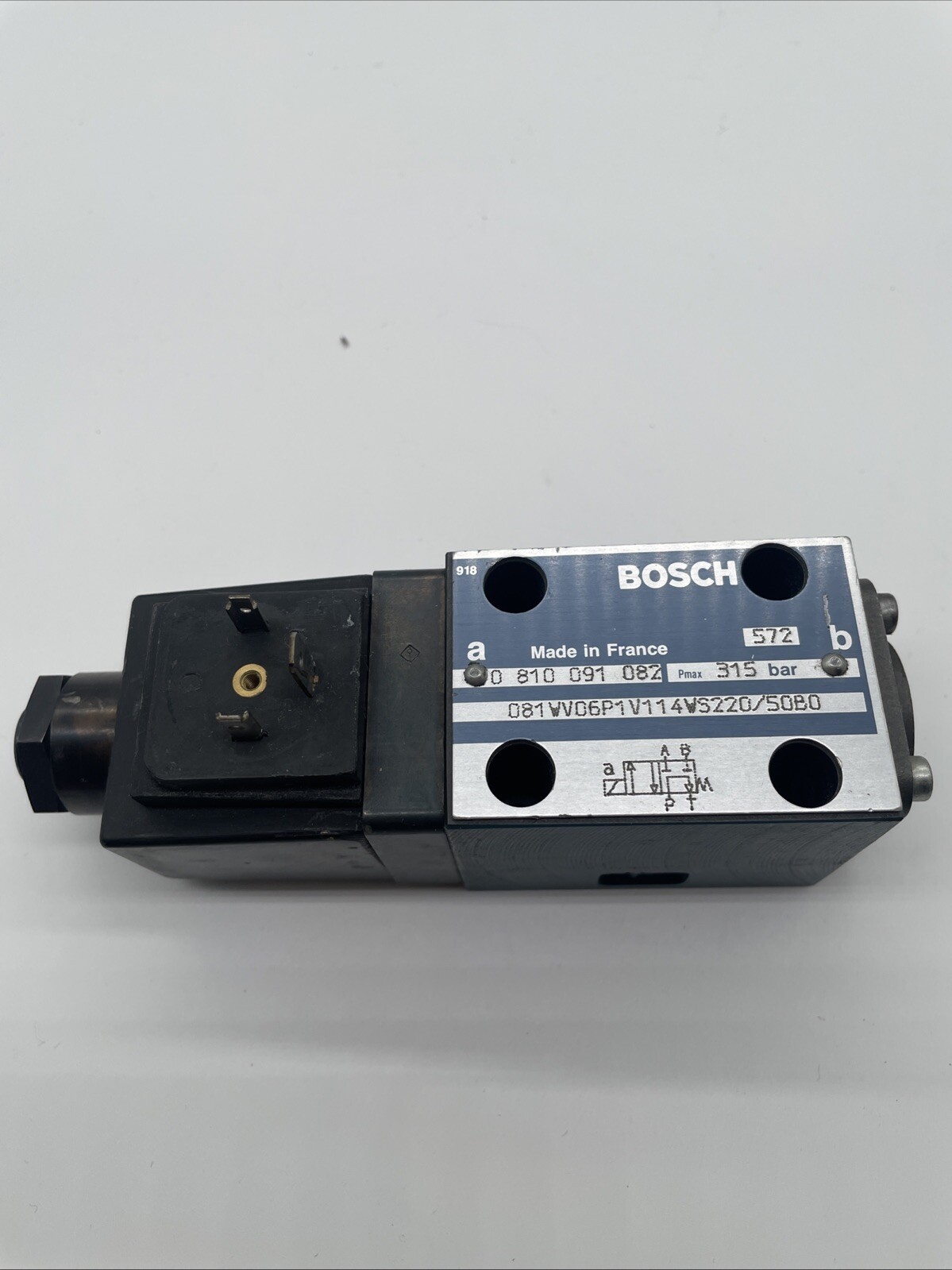 BOSCH Rexroth 081WV06P1V114WS220/50B0 Wegeventil (0 810 091 082) - Bild 2