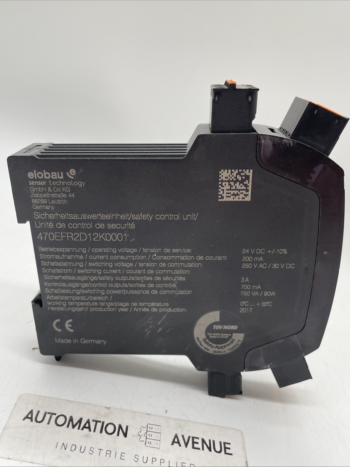 elobau eloFlex Mini 470EFR2D12K0001 Sicherheitsauswerteeinheit - Bild 4