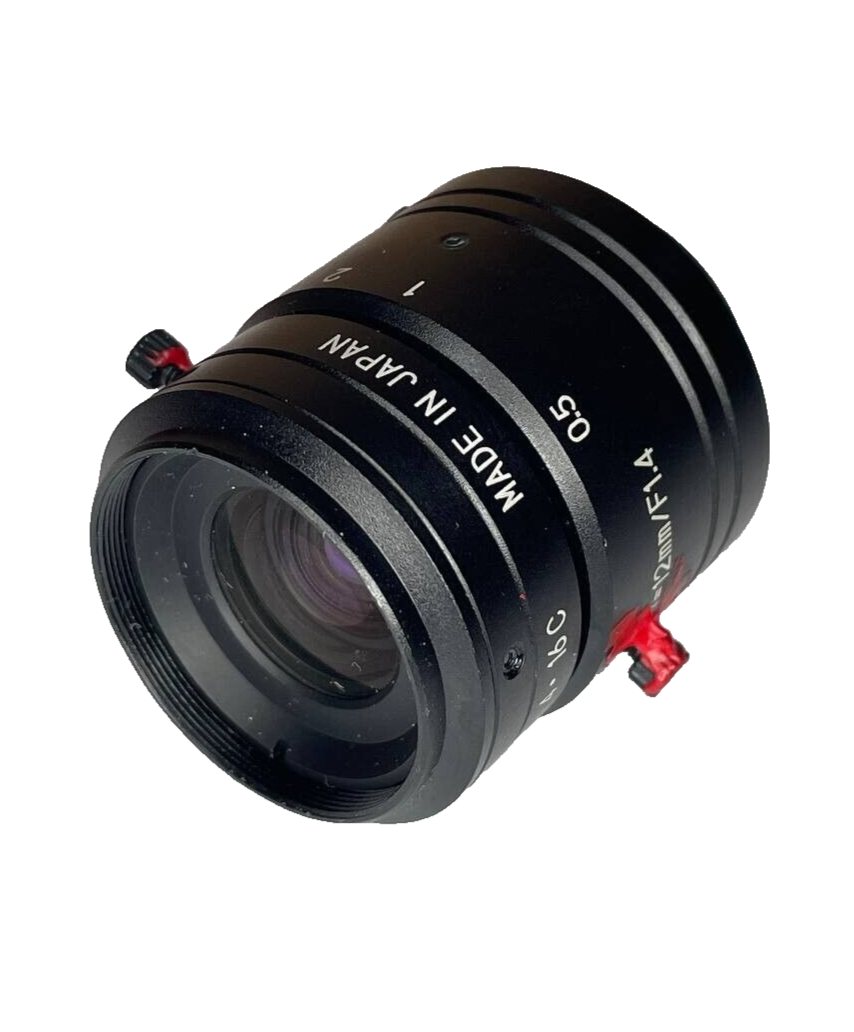 Kowa LM12NCL 12mm F1.4 C‑Mount Industrieobjektiv (NCL‑Serie) – kompatibel mit Teledyne DALSA C‑Mount