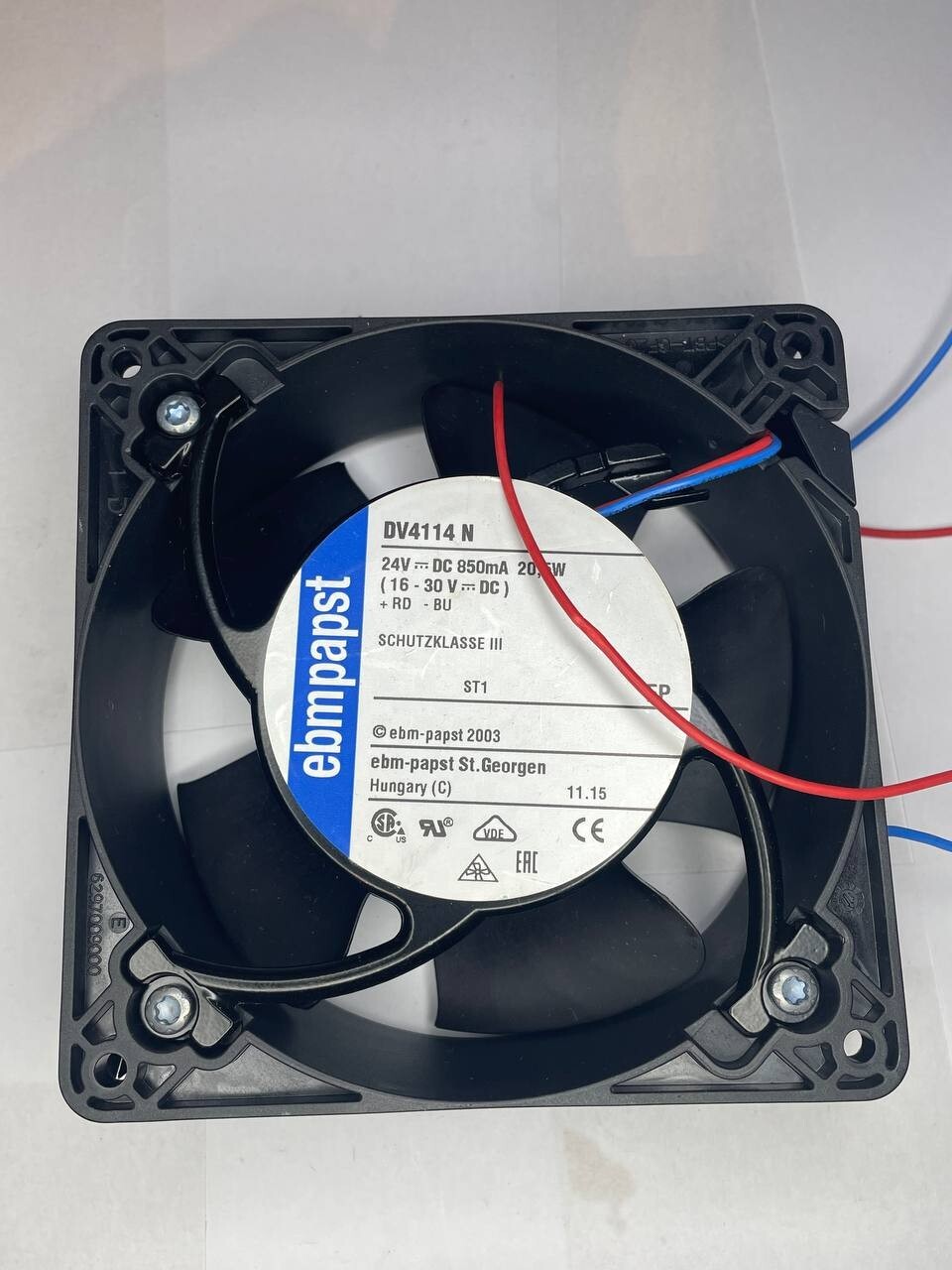 ebm‑papst DV 4114 N Diagonal-Kompaktlüfter 24 V DC, 20,5 W - Bild 2