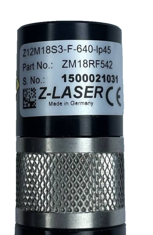 Z-LASER ZM18 Positionierlaser Z12M18S3-F-640-LP45, 640 nm, Linie 45°, IP67 - Bild 5
