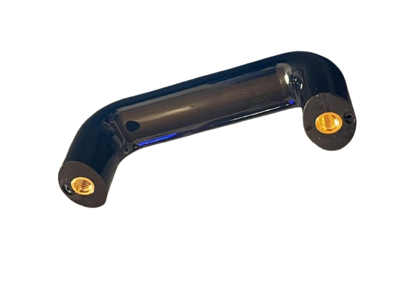 ELESA M.843 Bügelgriff, glänzend schwarz, 138 × 54 × 30 mm, M8