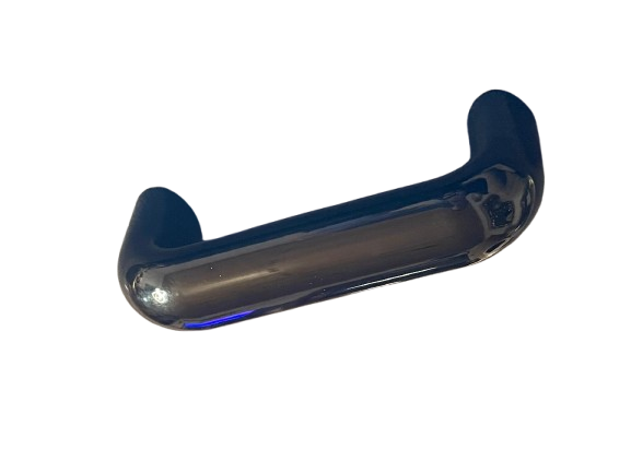 ELESA M.843 Bügelgriff, glänzend schwarz, 138 × 54 × 30 mm, M8 - Bild 2