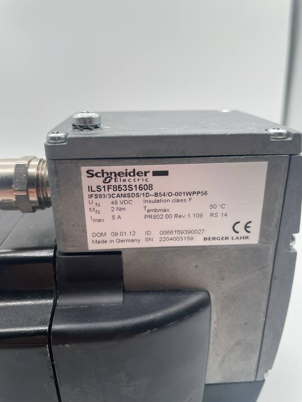 Schneider Electric Lexium ILS integrierter Schrittmotor ILS1F853S1608 / ILS1F853SG00515 - Bild 2