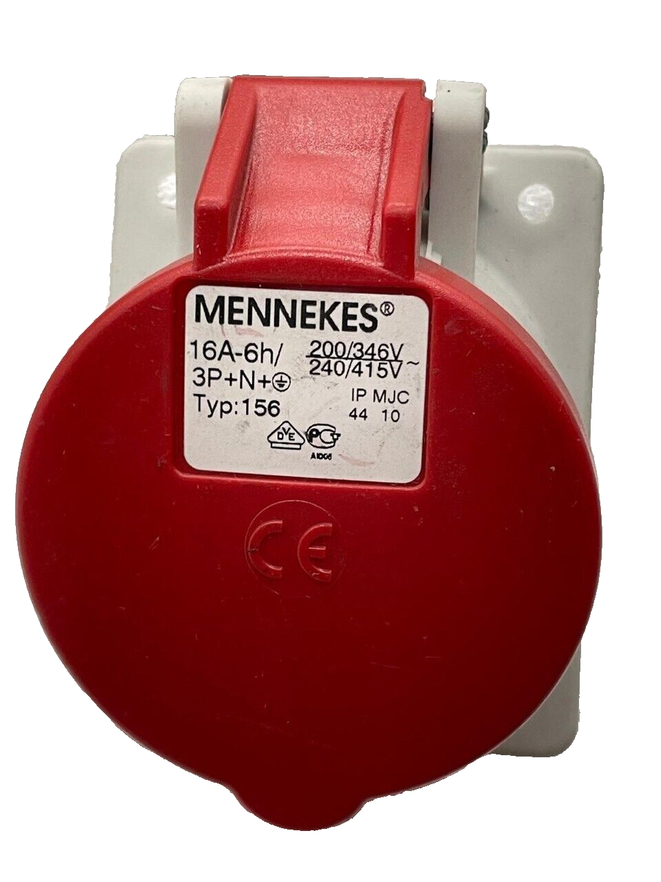MENNEKES CEE-Anbausteckdose 156 TwinCONTACT, 16 A, 5-polig, 400 V, IP44 (20° abgewinkelt) - Bild 2