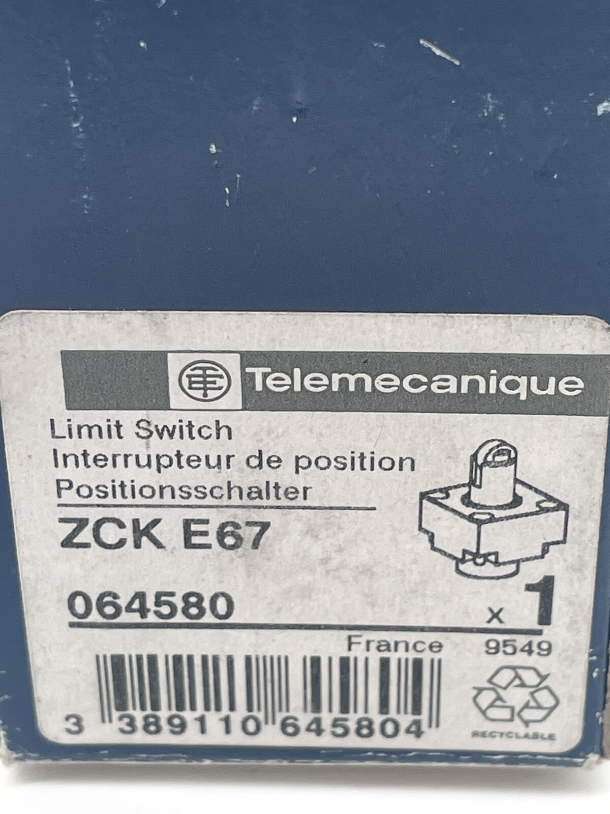 Telemecanique ZCKE67 Endschalter-Kopf mit verstärktem Rollenstößel – NEU OVP - Bild 6