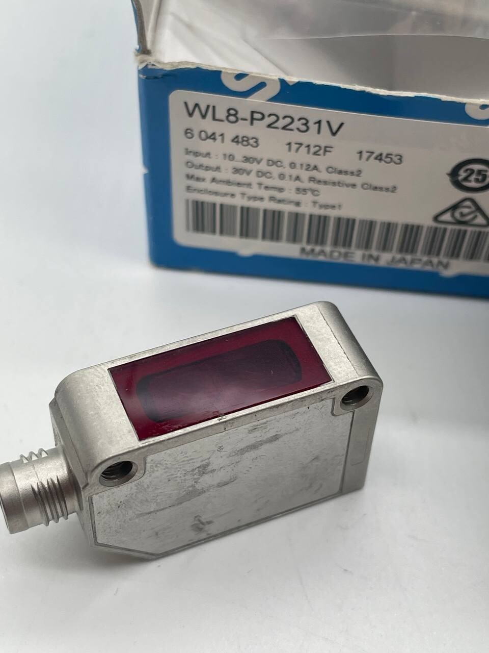SICK WL8-P2231V Reflexions-Lichtschranke W8 Inox, 10–30 V DC, PNP, M8, IP69K (Best.-Nr. 6041483) - Bild 7