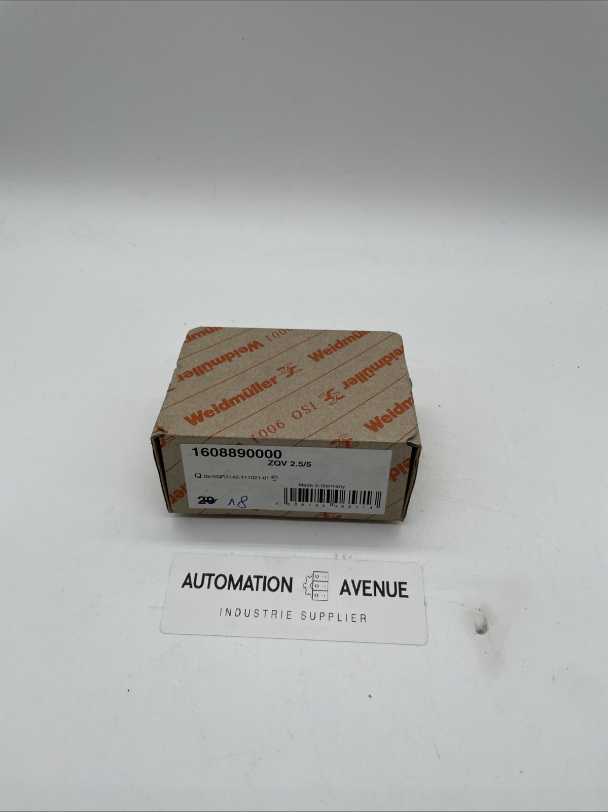 18x Weidmüller Querverbinder ZQV 2.5/5 – 5-polig, 5,10 mm Raster