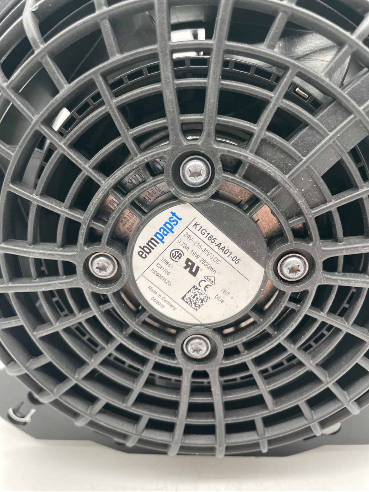ebm‑papst K1G165-AA01-05 EC-Zentrifugalventilator 24 V DC (für Rittal SK 3241.124) - Bild 3