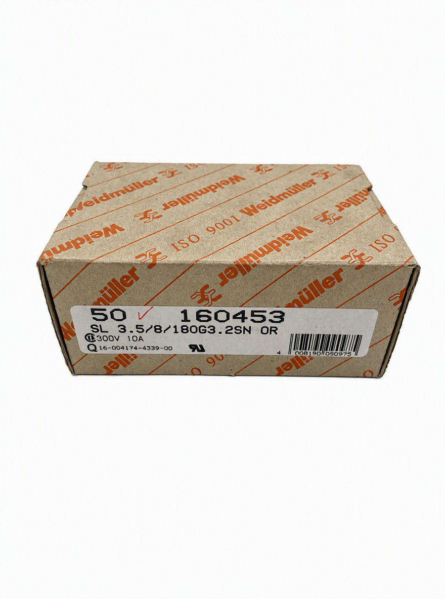 50× Weidmüller SL 3.50/08/180G 3.2SN OR BX – 8-polige Stiftleiste, 3,5 mm, THT (1604530000) - Bild 2