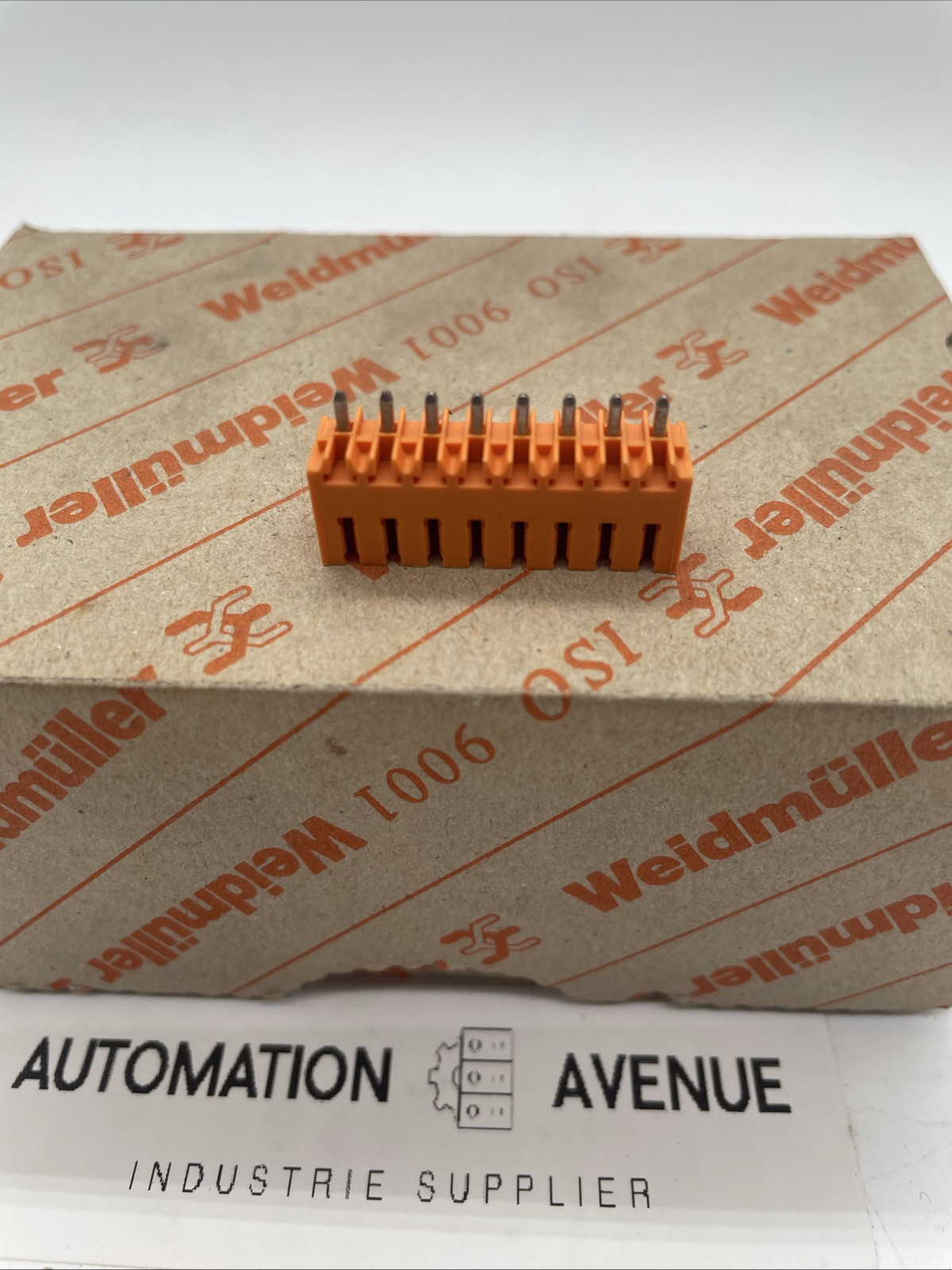 50× Weidmüller SL 3.50/08/180G 3.2SN OR BX – 8-polige Stiftleiste, 3,5 mm, THT (1604530000) - Bild 3