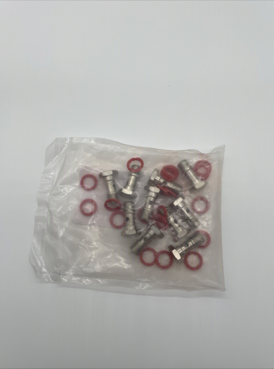 10x Avalco BN631-01G18 Hohlschraube einfach, kurz – G 1/8, Messing vernickelt, Originalverpackt - Bild 7