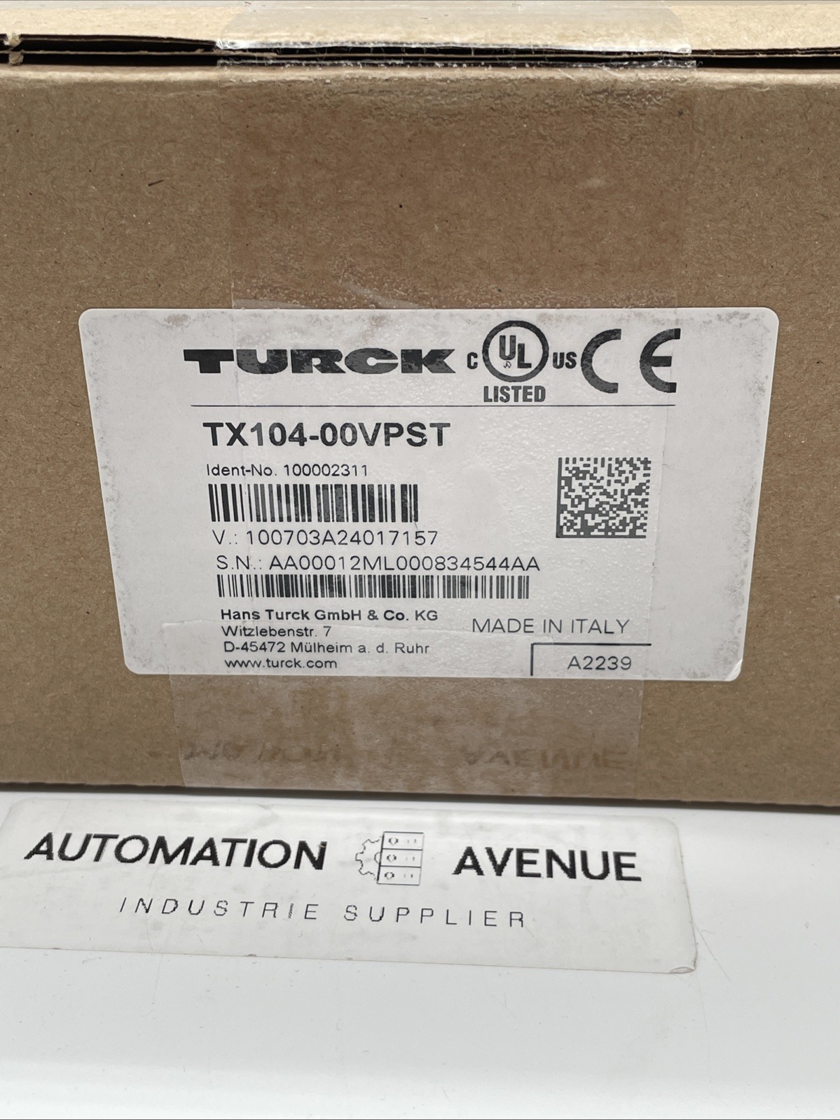 Turck TX104-00VPST Grafik-Displaypanel (TX100) – 4,3" HMI mit TX VisuPro - Bild 2