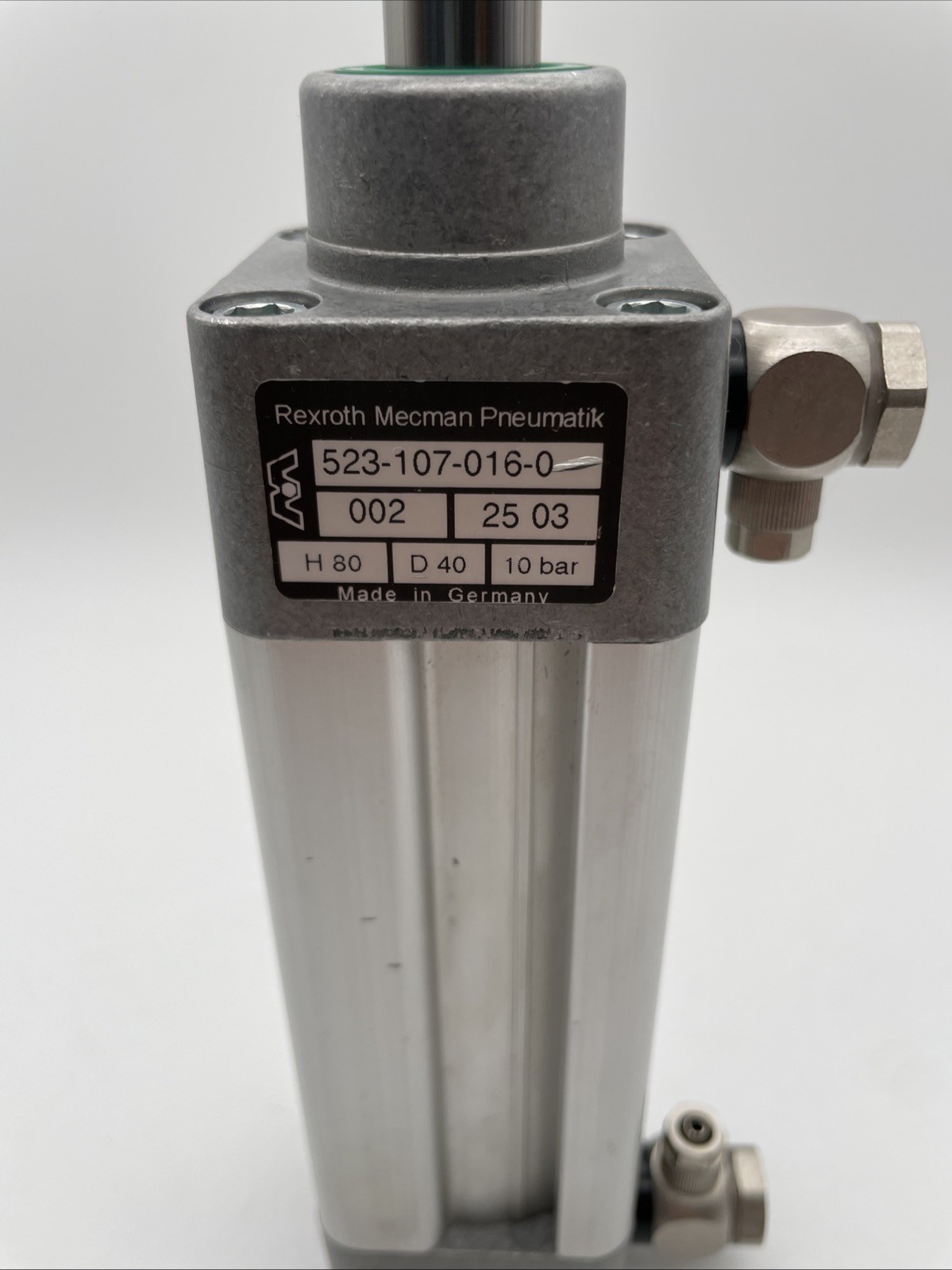 REXROTH 523-107-016-0 Pneumatikzylinder, Serie 523, Ø40, Hub 80 mm - Bild 2