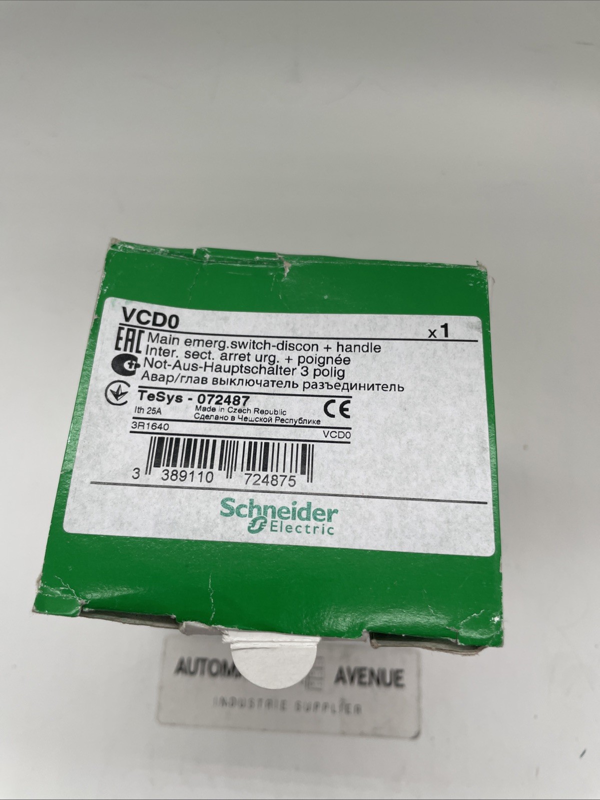 Schneider Electric TeSys Vario VCF1GE Not-Aus-/Hauptschalter, 3-polig, 690 V, 25 A, IP65 - Bild 3