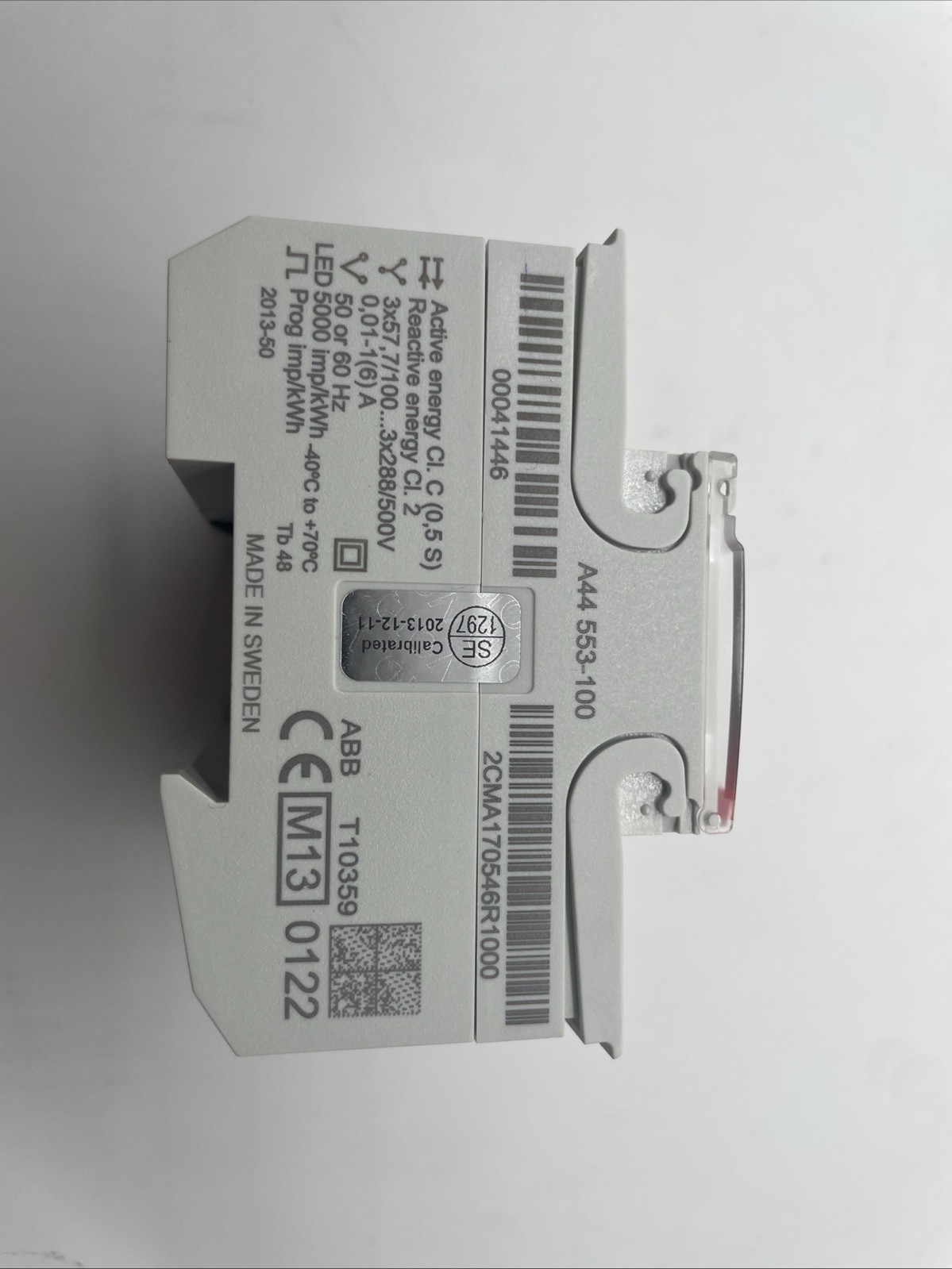 ABB Messwandlerzähler A44 553-100, M‑Bus, IP20, 3‑phasig, 7TE (2CMA170546R1000) - Bild 6