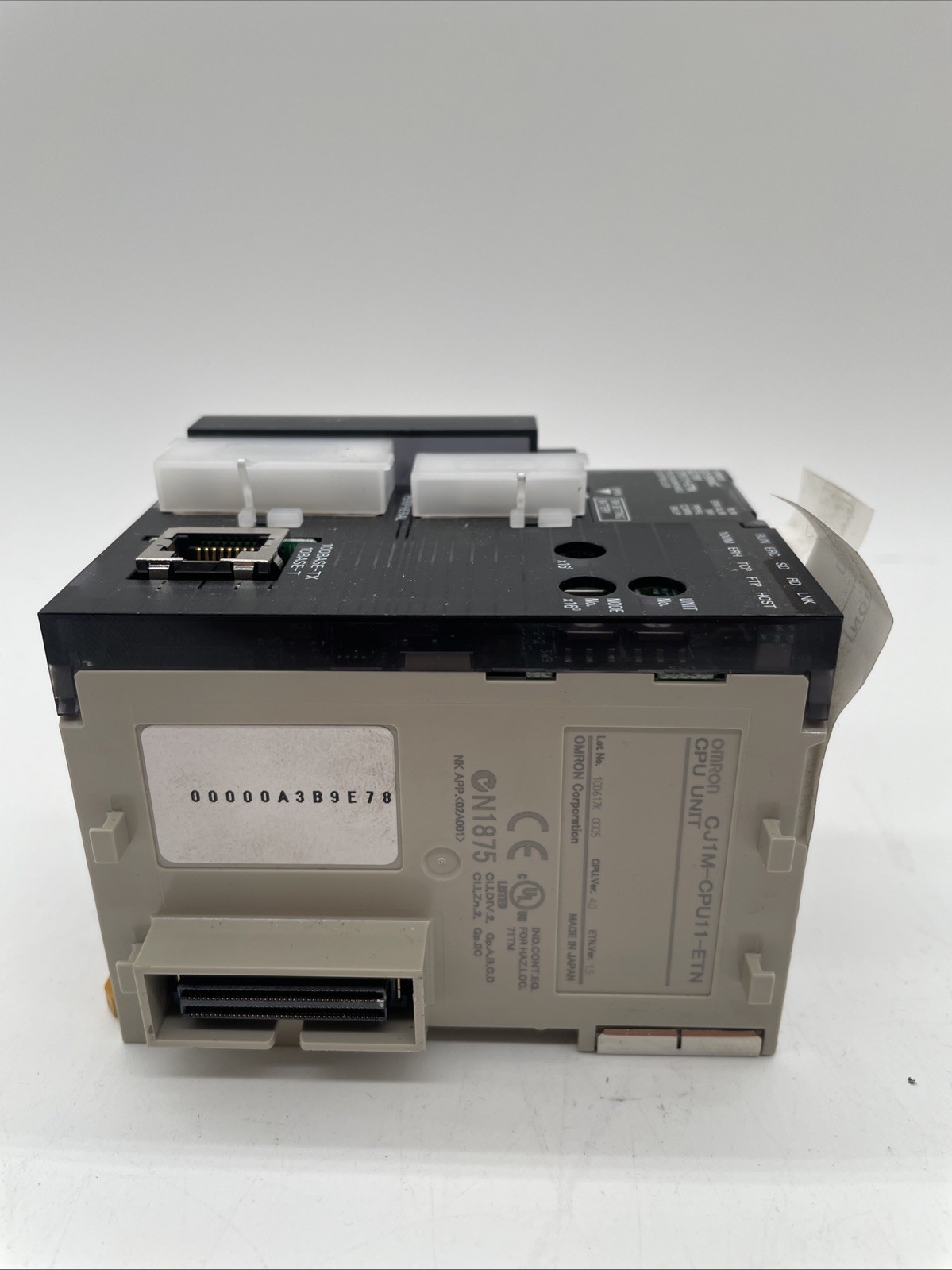 OMRON SYSMAC CJ1M-CPU11-ETN – CPU-Einheit mit integrierter Ethernet-Funktion - Bild 3