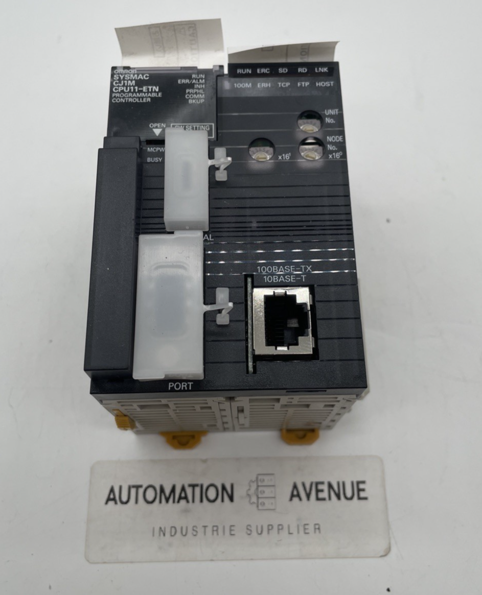 OMRON SYSMAC CJ1M-CPU11-ETN – CPU-Einheit mit integrierter Ethernet-Funktion