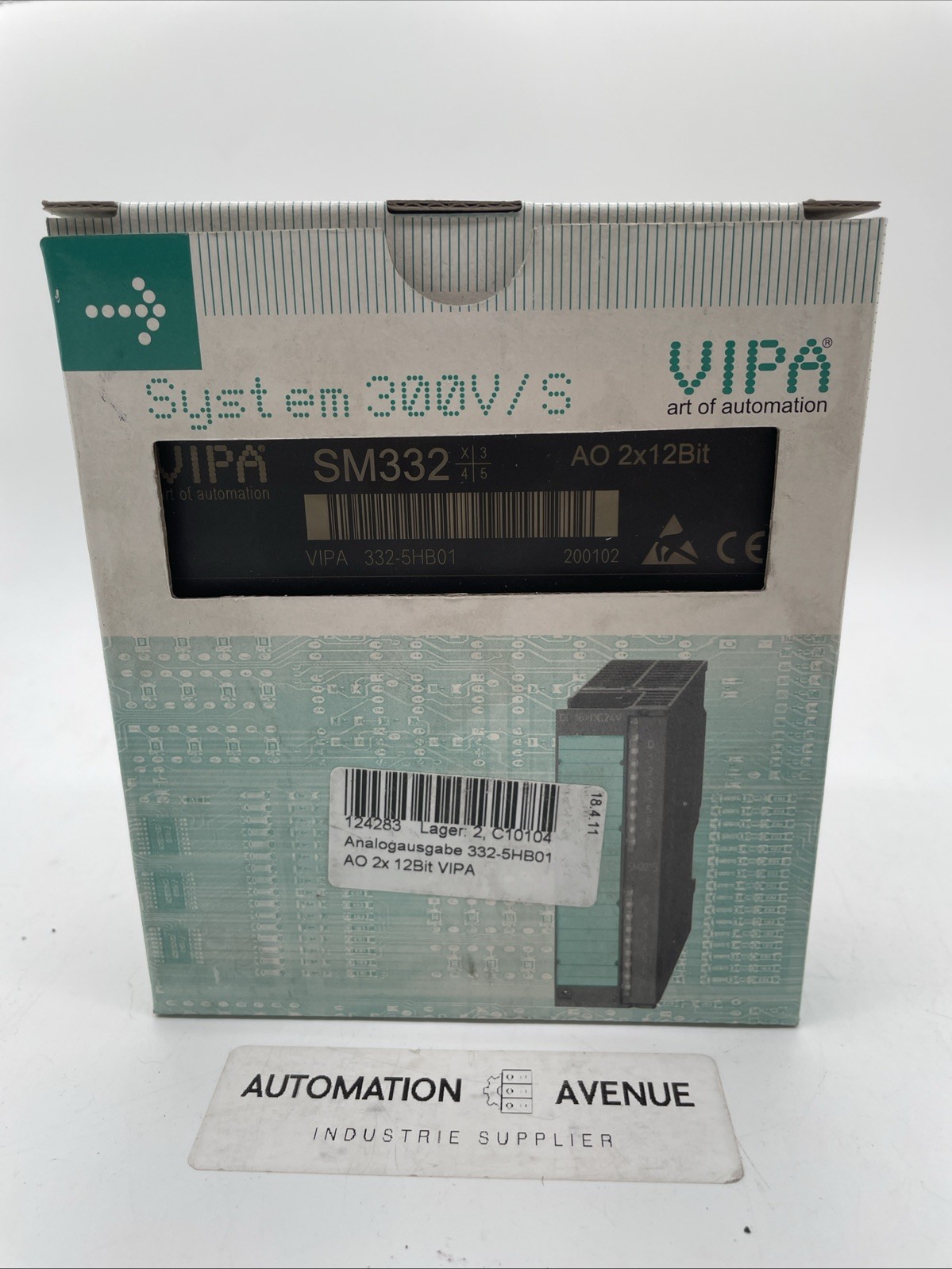 VIPA SM 332 (332-5HB01) Analog-Ausgangsmodul, 2 Kanäle, 12 Bit, ±10 V/0–10 V/1–5 V, ±20 mA/0/4–20 mA