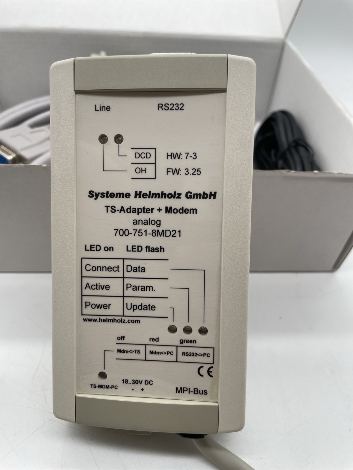 HELMHOLZ 700-751-8MD21 – SSW7-TS MPI-Adapter mit integriertem Analog‑Modem - Bild 4