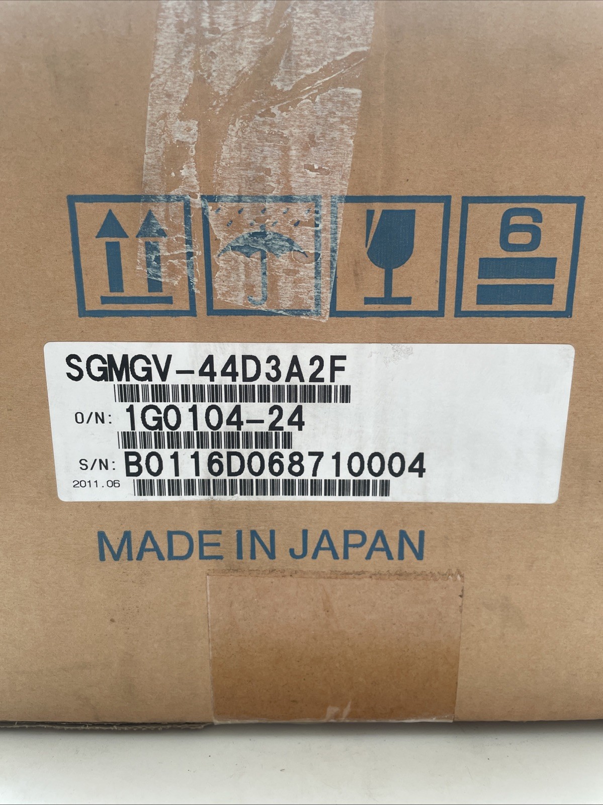 YASKAWA SGMGV-44D3A2F AC-Servomotor, 4.4 kW, 400 V, 20‑Bit ABS, Staubdichtung - Bild 2