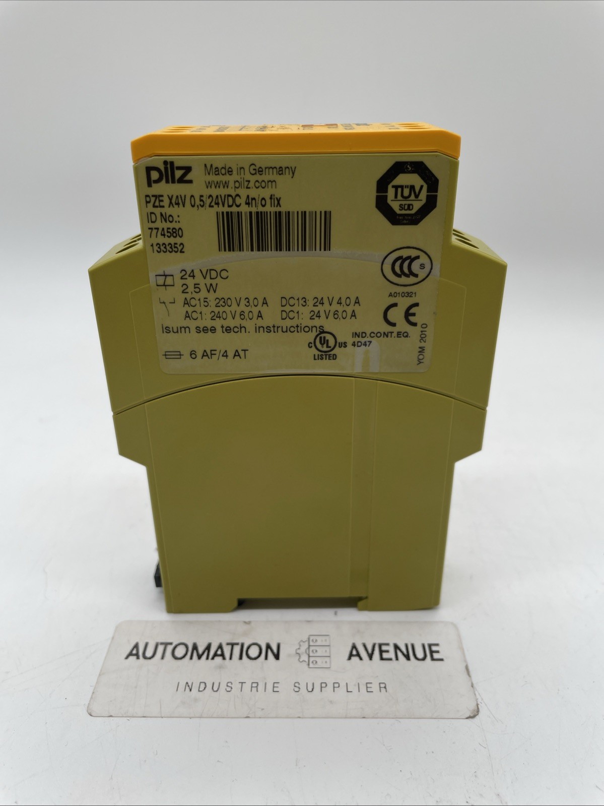 Pilz PZE X4V 0,5/24VDC 4n/o fix – Sicherheitsrelais/Kontakterweiterung (774580) - Bild 2