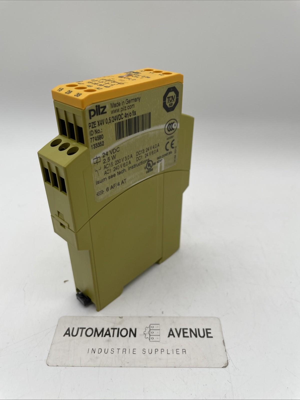 Pilz PZE X4V 0,5/24VDC 4n/o fix – Sicherheitsrelais/Kontakterweiterung (774580)