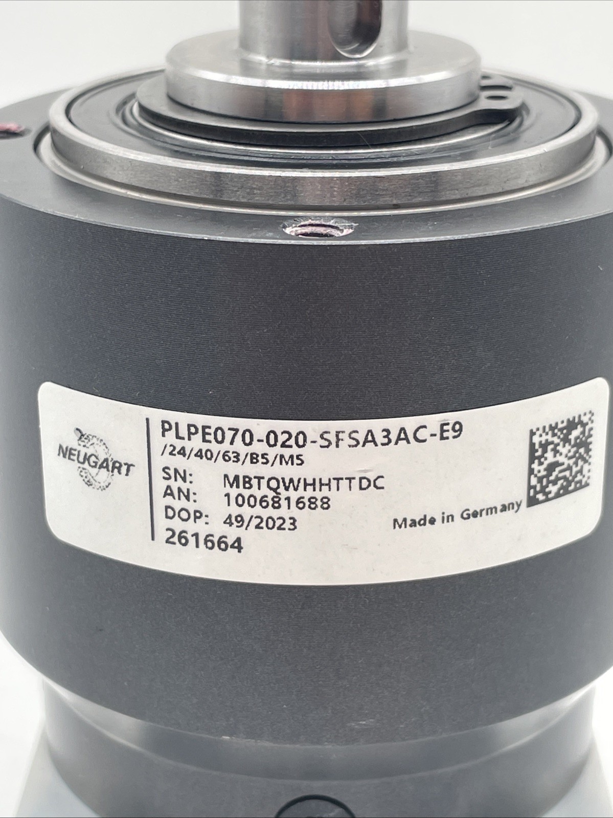 Neugart PLPE070-020-SFSA3AC-E9 Planetengetriebe, i=20:1, Größe 70 - Bild 2