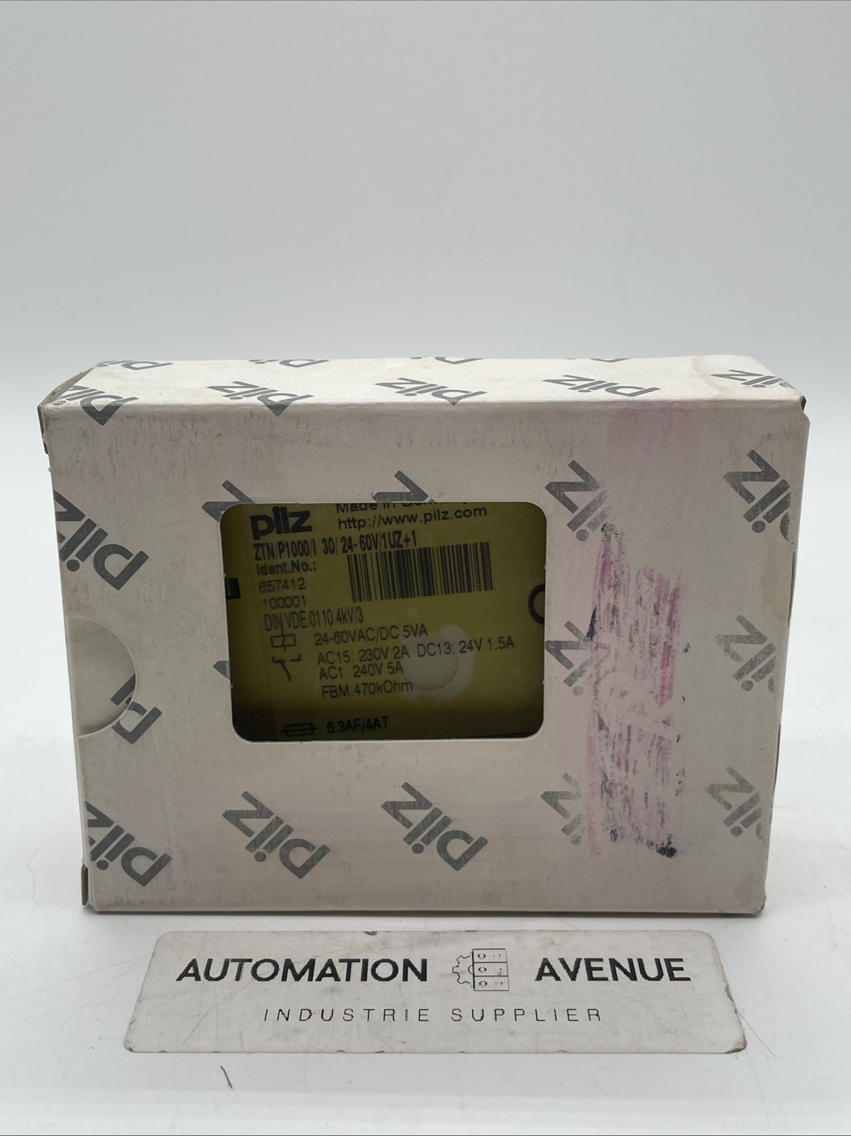 Pilz ZTN Zeitrelais ZTN/P1000/I30/24-60V/1UZ+1SZ (Best.-Nr. 657412)