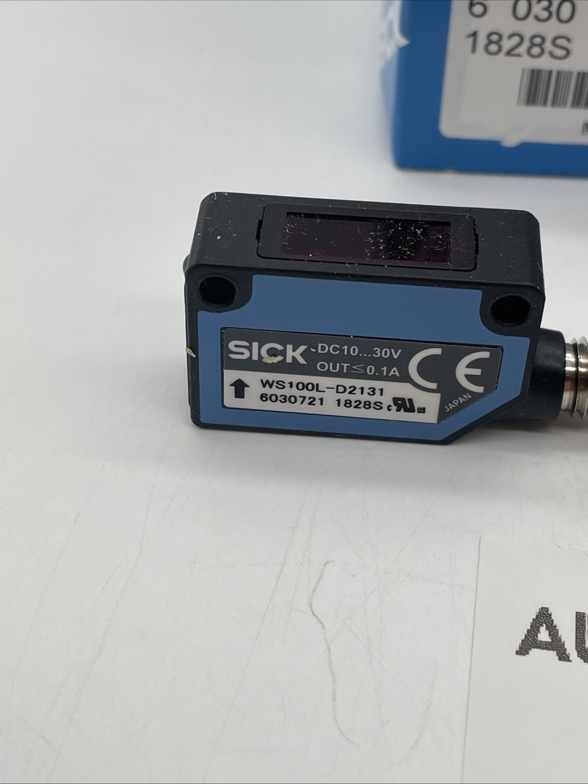 SICK WS/WE100L-F2131 (6030715) Miniatur-Lichtschranke, Laser, 35 m, PNP, M8 - Bild 3