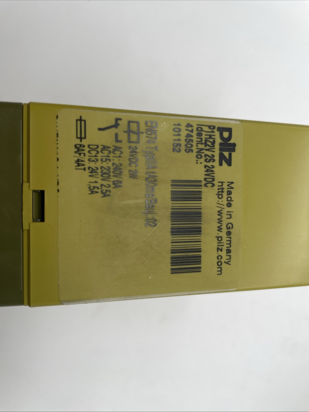 Pilz P1HZ2V 2S 24VDC Sicherheitsrelais – Zweihand-Bediengerät - Bild 3