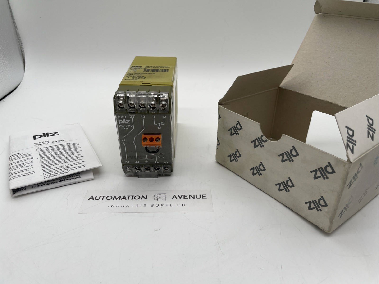 Pilz P1HZ2V 2S 24VDC Sicherheitsrelais – Zweihand-Bediengerät