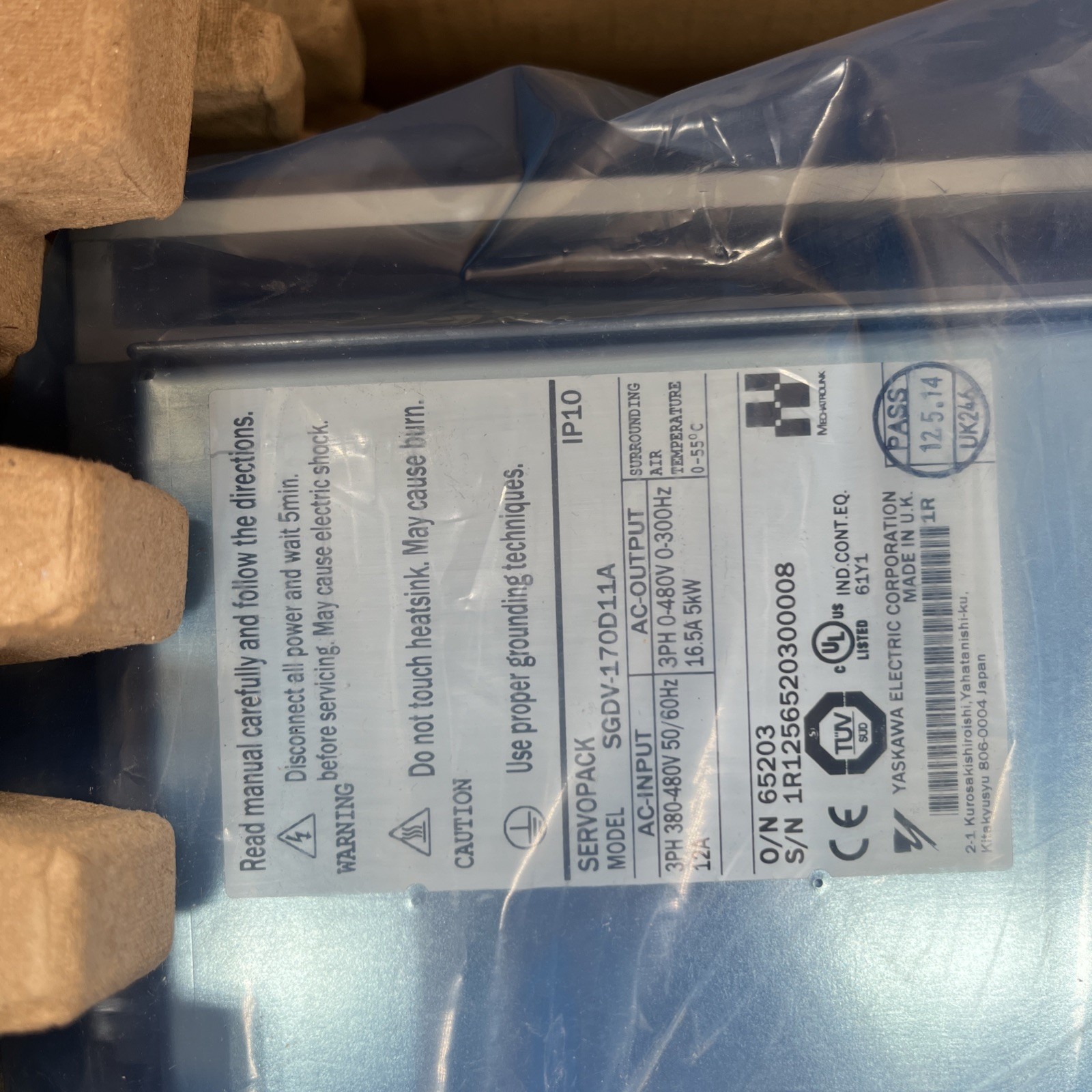 YASKAWA SGDV-170D11A Sigma-5 SERVOPACK, 5 kW, 400 V - Bild 4
