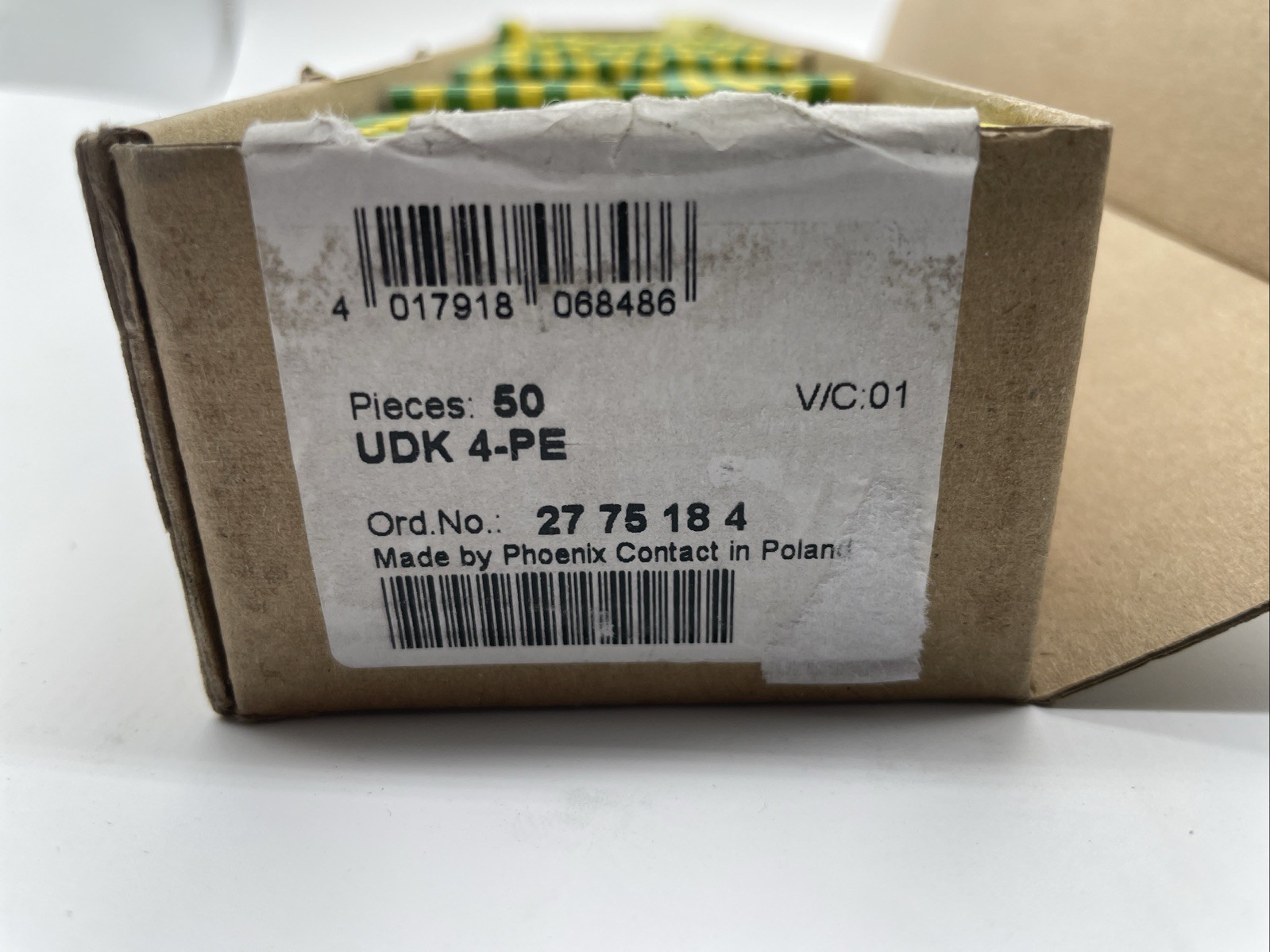 Phoenix Contact UDK 4-PE Schutzleiter-Reihenklemme, Schraubanschluss, 0,2–6 mm² – NEU - Bild 5