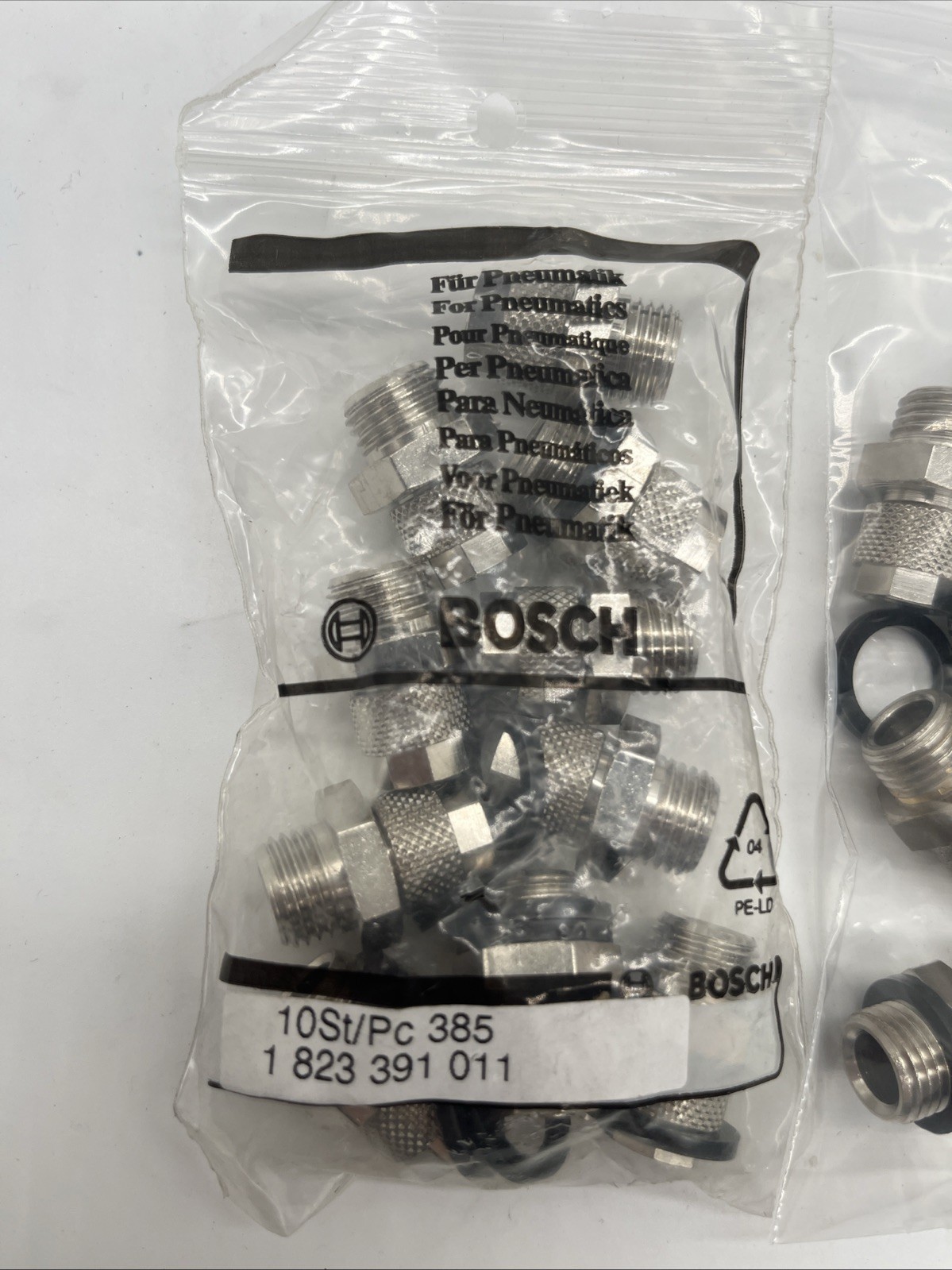 Aventics NU2-S-RPN-G014-DI06 Montageverschraubung G1/4 für Ø6 mm Rohr (20 Stück) – NEU - Bild 2