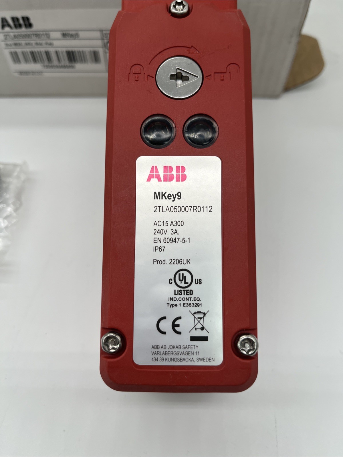 ABB MKey9 Sicherheitsschalter mit Zuhaltung 24 V DC – 2TLA050007R0112 - Bild 2
