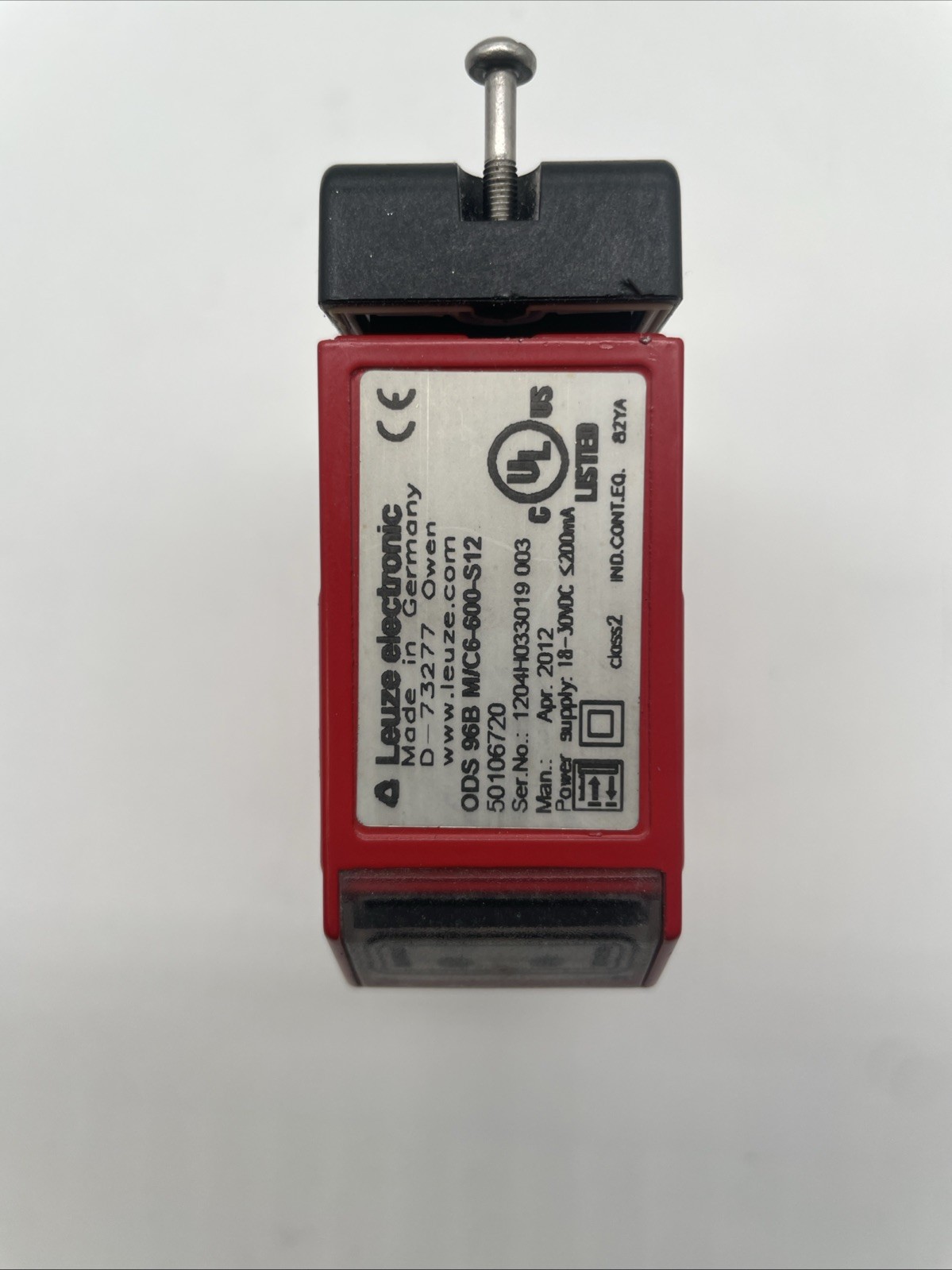 Leuze ODS 96B M/C6-600-S12 Optischer Distanzsensor, 100–600 mm, 4–20 mA, M12 - Bild 7