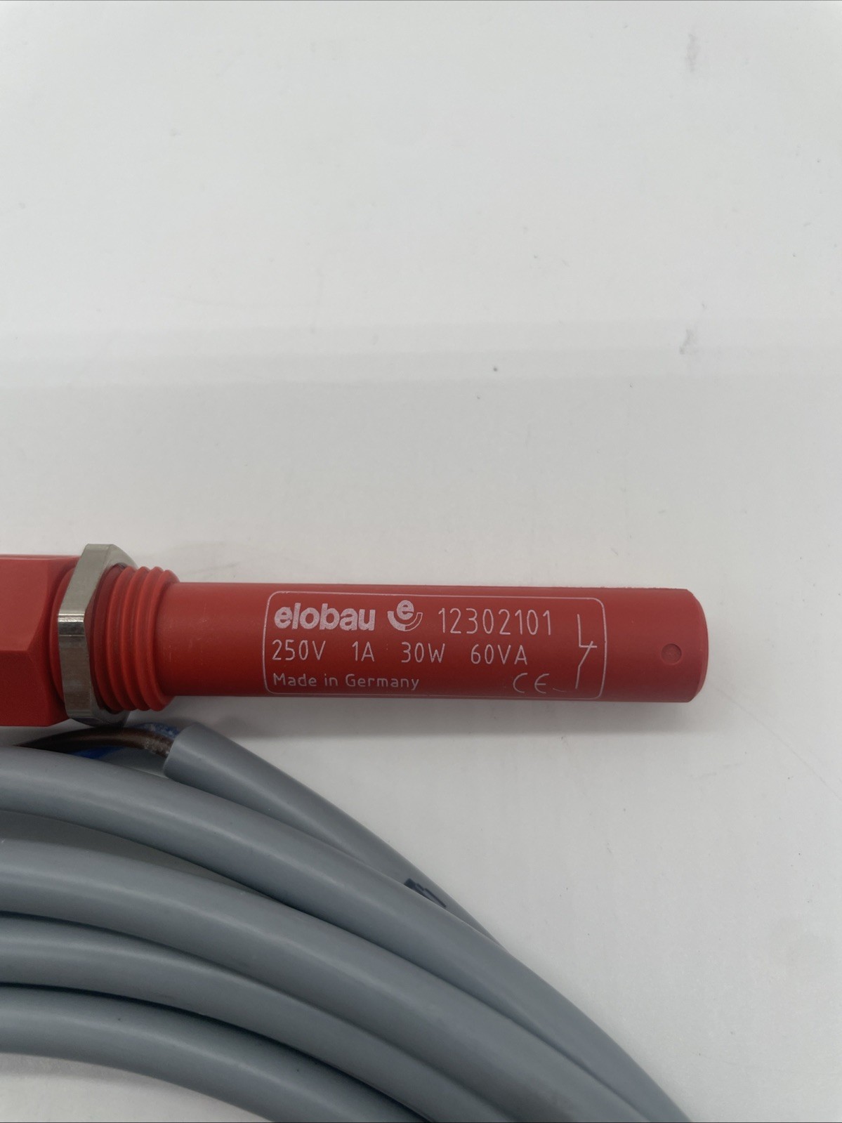 elobau 12302101 Näherungsschalter – Rohrschalter, Kontakt B (Öffner), PG9, 3 m Kabel - Bild 2