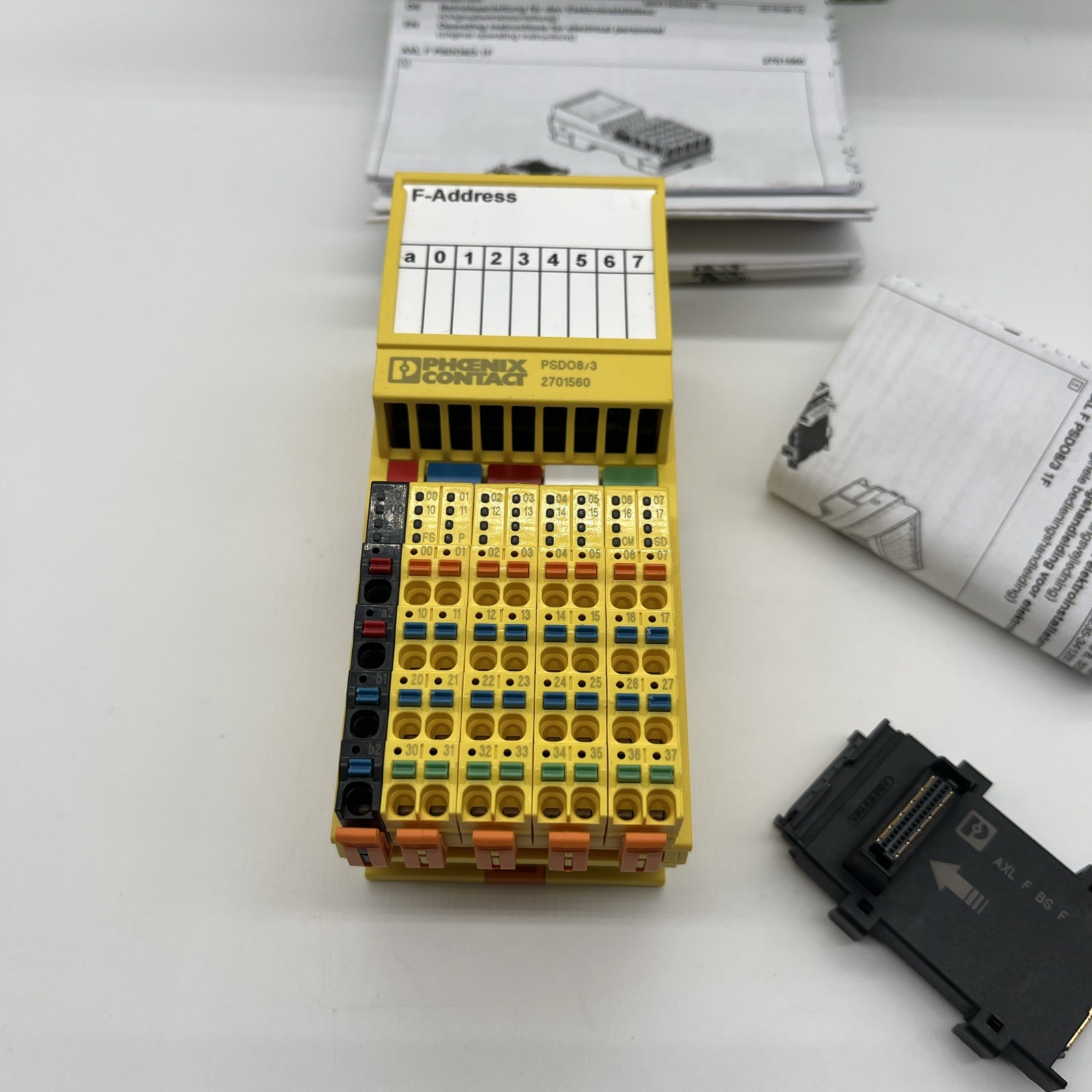 Phoenix Contact AXL F PSDO8/3 1F Sicherheitsmodul PROFIsafe, 8x DO, 24 V DC, 2 A – 2701560 - Bild 2
