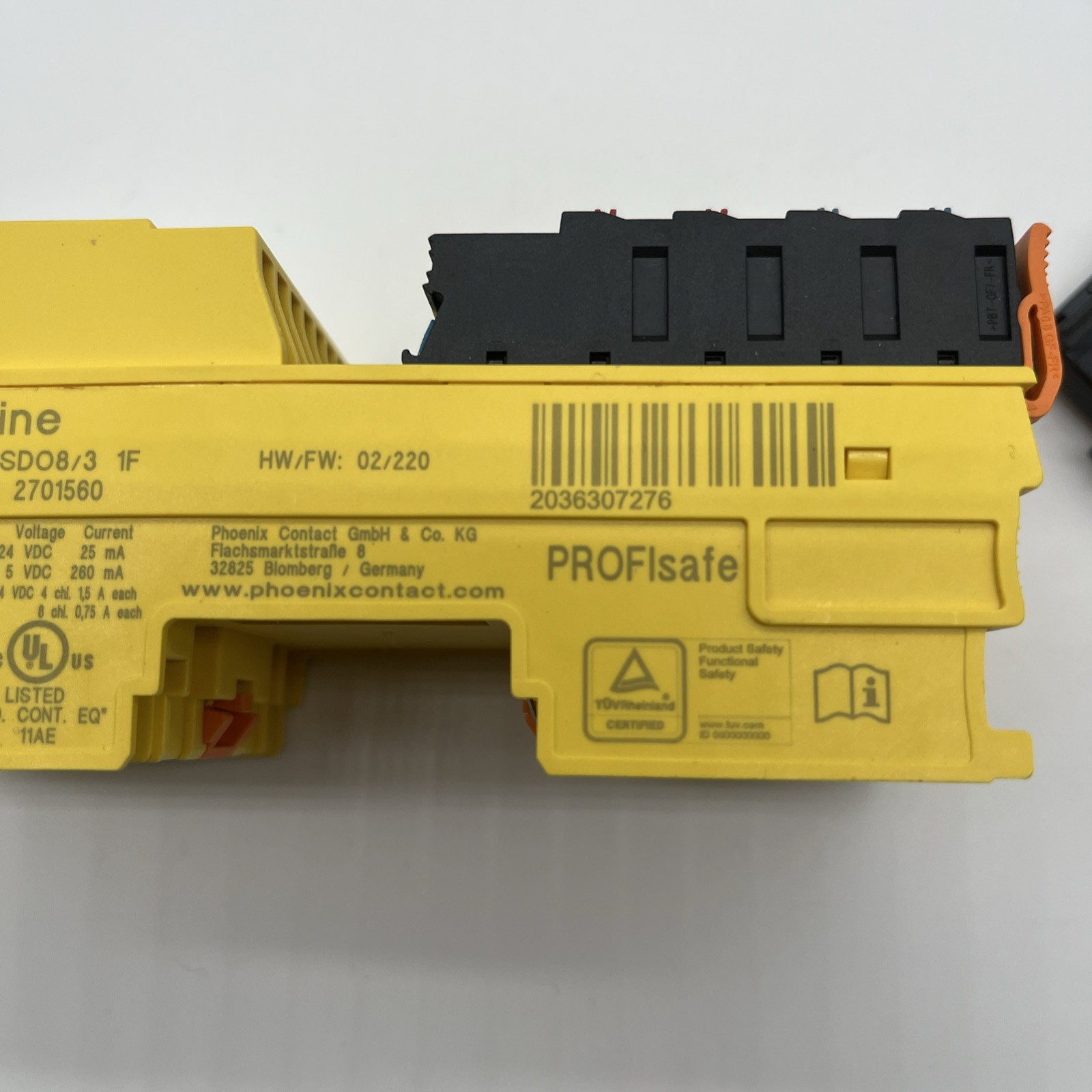 Phoenix Contact AXL F PSDO8/3 1F Sicherheitsmodul PROFIsafe, 8x DO, 24 V DC, 2 A – 2701560 - Bild 7