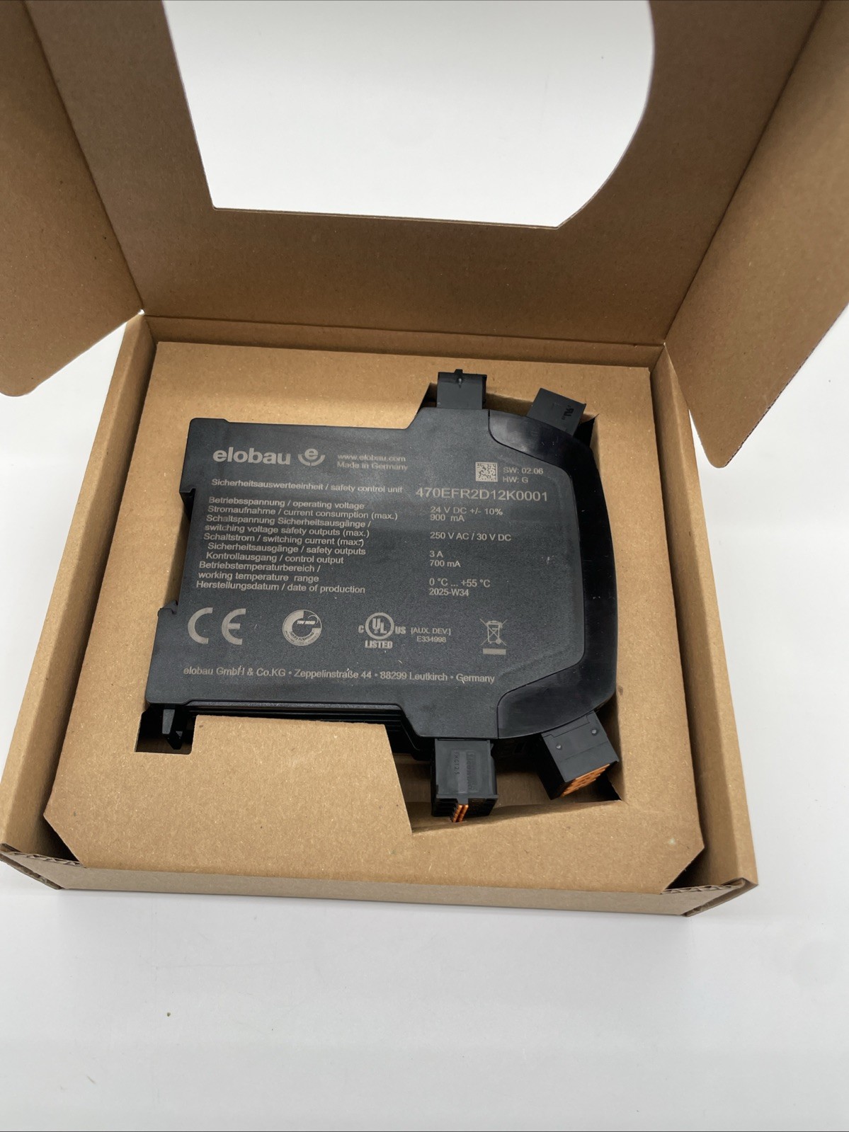 elobau eloFlex Mini 470EFR2D12K0001 Sicherheitsauswerteeinheit, 24 V DC - Bild 7
