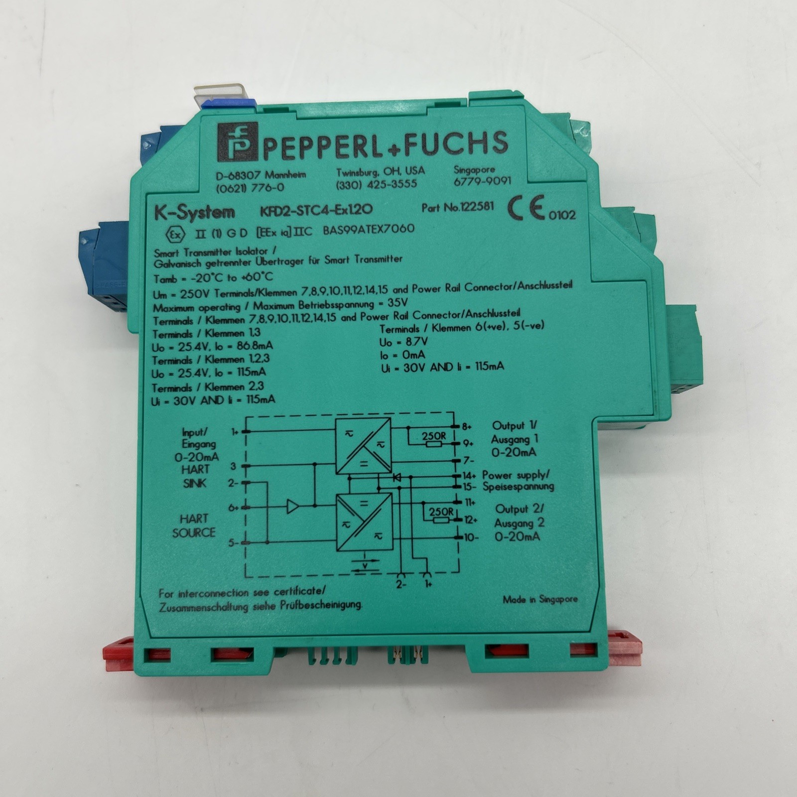 Pepperl+Fuchs KFD2-STC4-Ex1.2O Transmitterspeisegerät - Bild 2
