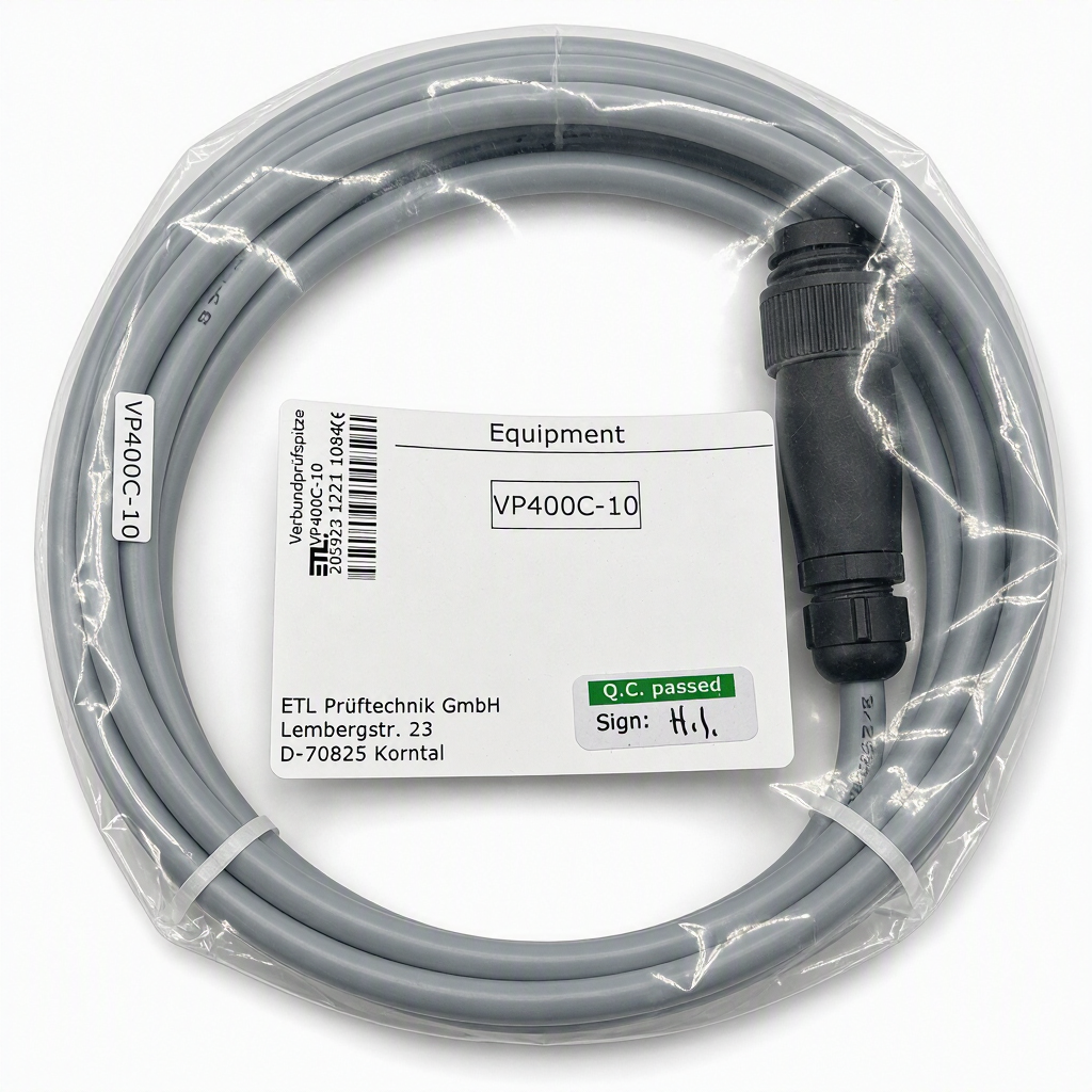 ETL Verbundprüfspitze VP400C-10 – 10 m, Starttaste & LED-Anzeige - Bild 2