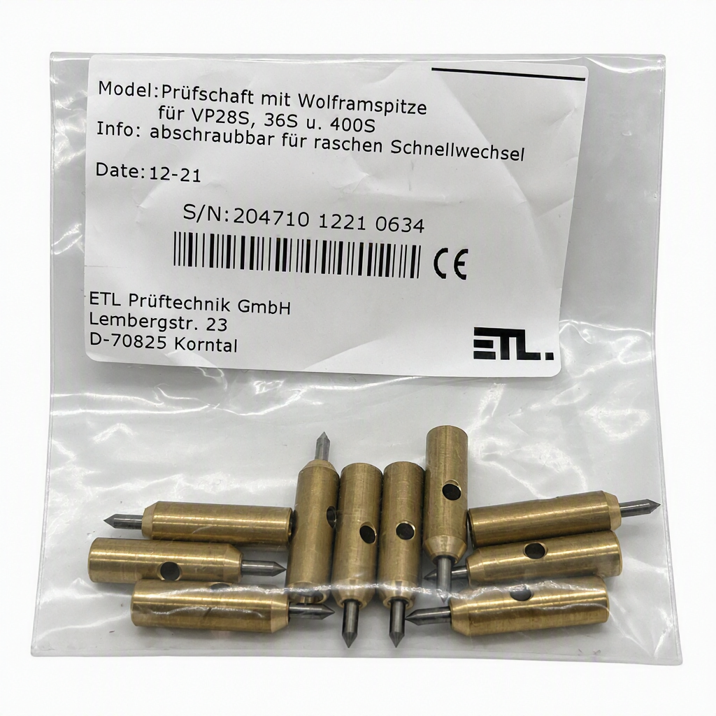 ETL Wolframspitzen für Verbundprüfspitzen VP28S, VP36S, VP400S – 10 Stück - Bild 3