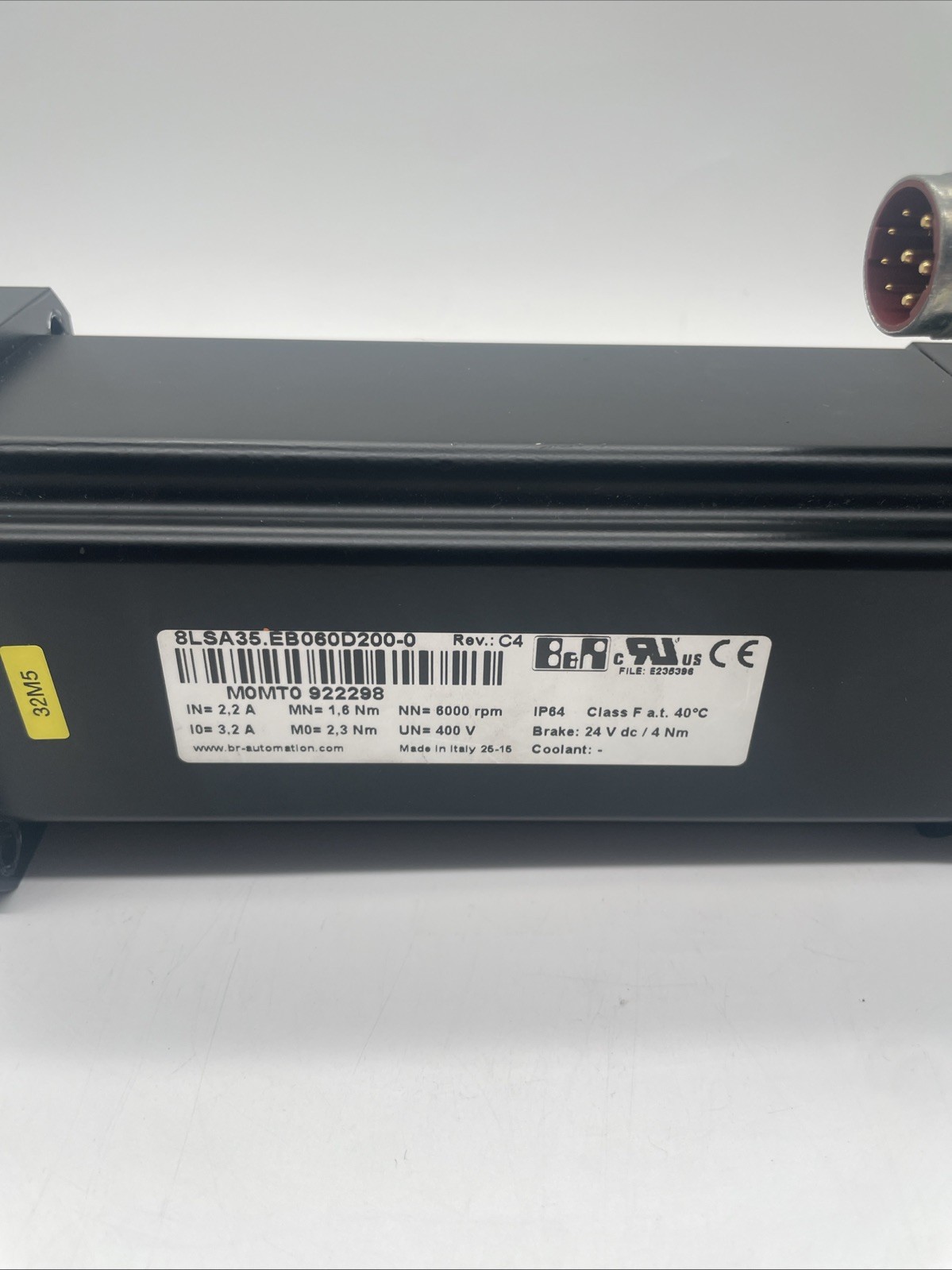 B&R Servomotor 8LSA35.EB060D200-0 Rev. C4 - Bild 5