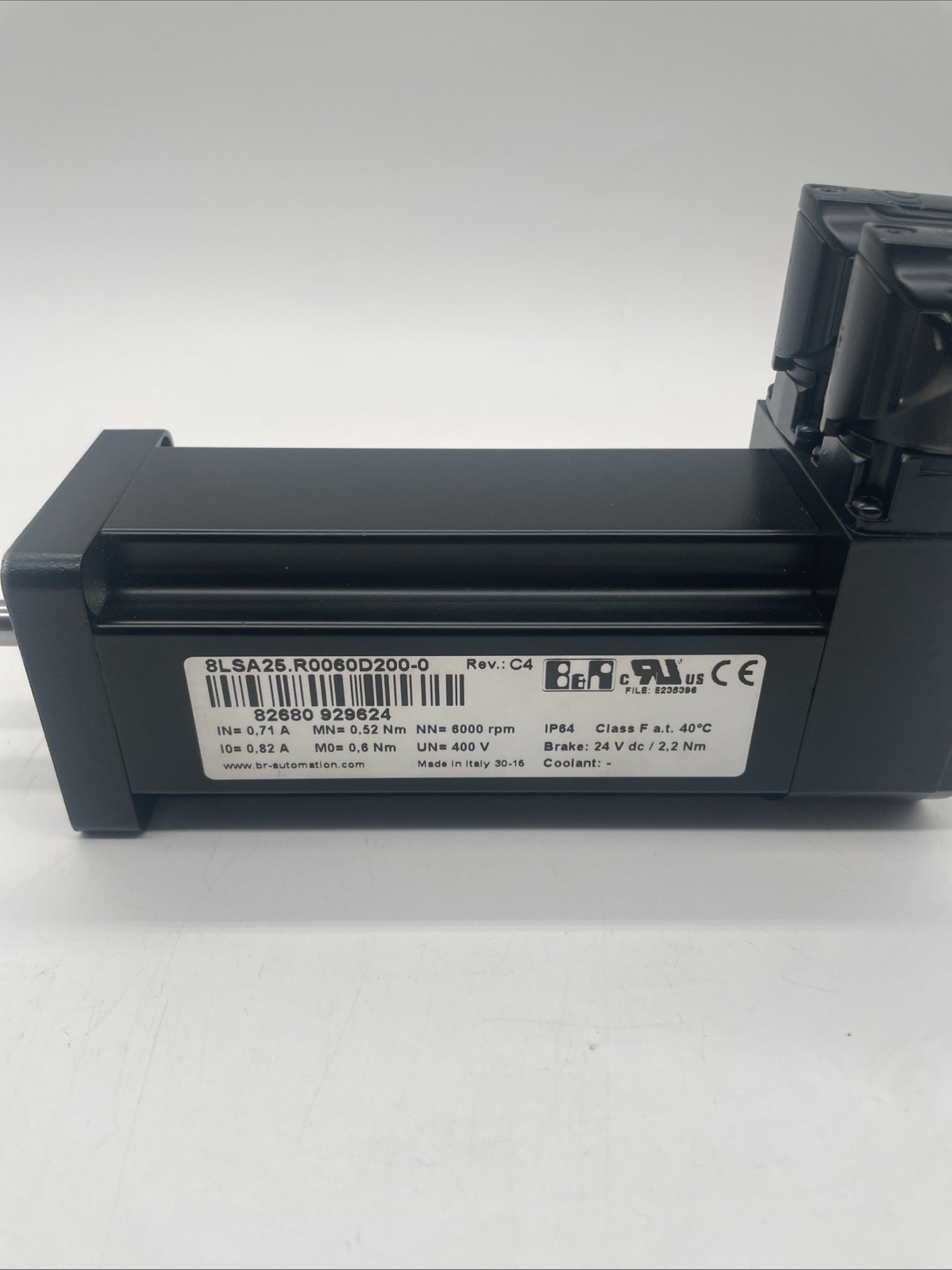 B&R Servomotor 8LSA25.R0060D200-0 Rev. C4 - Bild 2